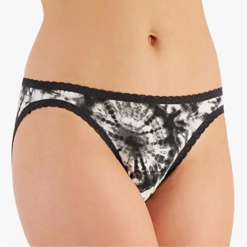 Jenni Panties 3X 2pk tie dye panties underwear black white